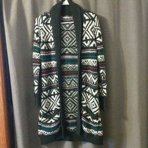 Patterned cardigan
